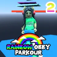 2D Obby Rainbow Parkour